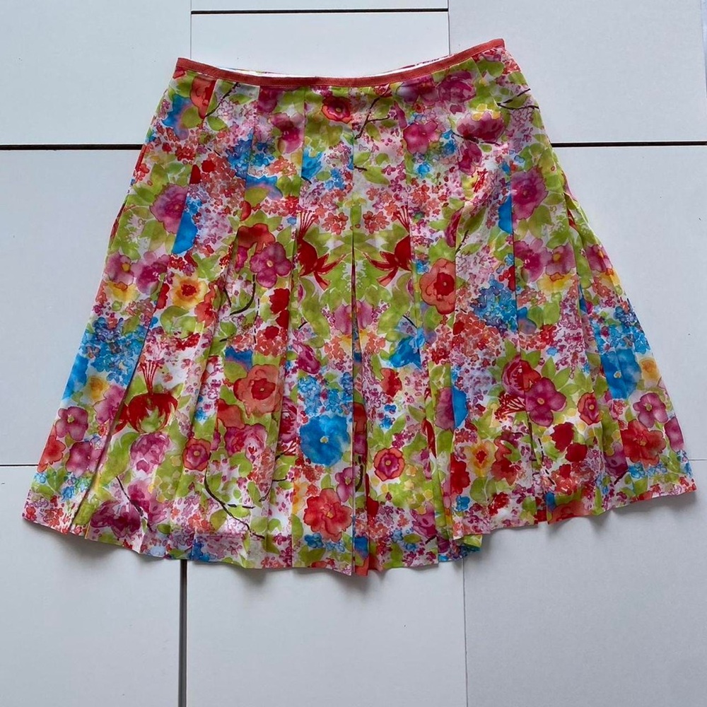 Nine & Company Bright Floral Summer Skirt - Picture 5 of 6